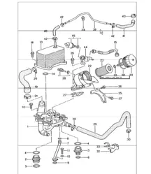 oil filter bracket 996 TURBO 2001-05