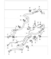 water cooling - 1 - for 996 TURBO 2001-05
