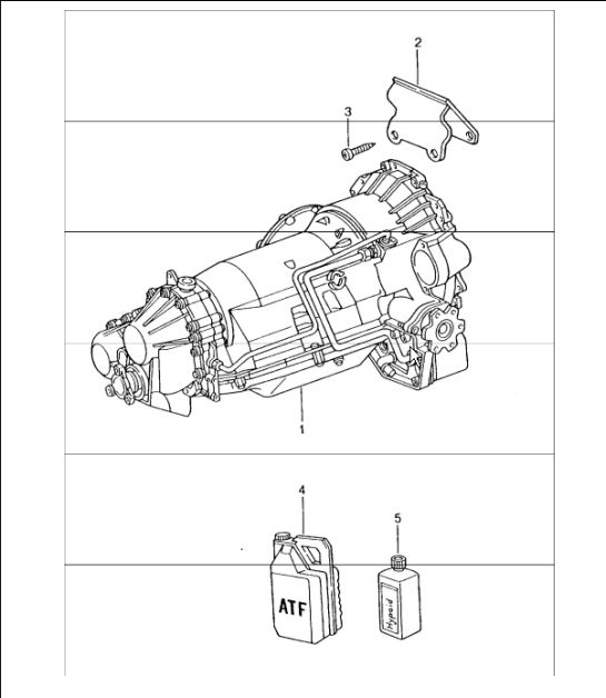 tiptronic replacement transmission 996 TURBO A96.50 2001-05
