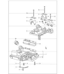 tiptronic switch unit, solenoid valve, pressure regulator 996 TURBO TIPTRONIC A96.50 2001-05