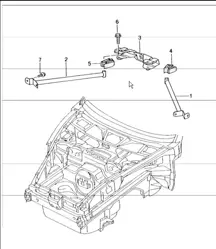 dome strut 996 TURBO 2001-05