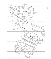 linings rear 996 TURBO 2001-05