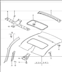 rooflining 996 TURBO 2001-05