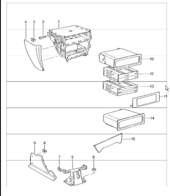 Diagram 809-15 Porsche 997 GT3 2007年>>  车身