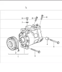 compressor 996 TURBO 2001-05