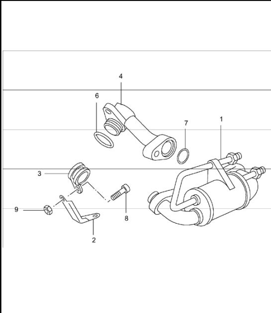 fuel cooler 996 TURBO 2001-05