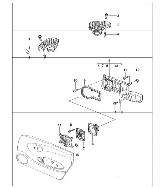 Diagram 911-05 Porsche 95B.2 Macan Petrol 2.0L 245Bhp 2019-21 