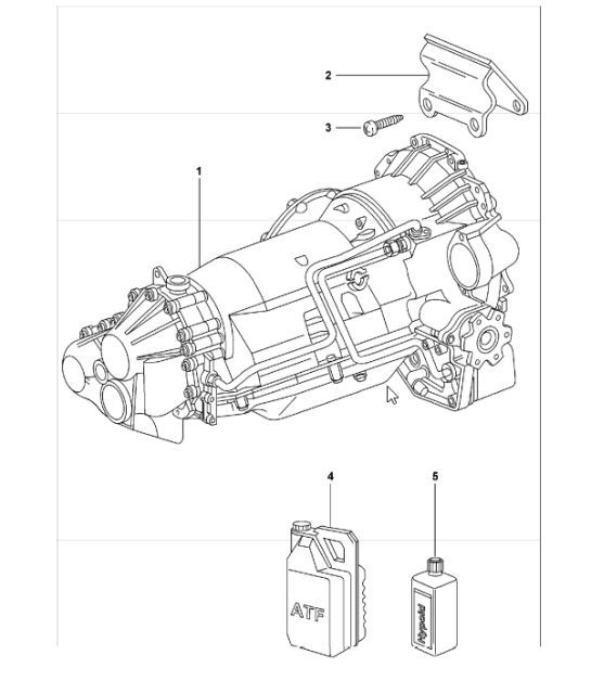 Diagram 320-00 Porsche 996 C2 3.6L 09/01-2005 Transmission