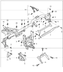 retaining frame dashboard for 997.1 2005-08
