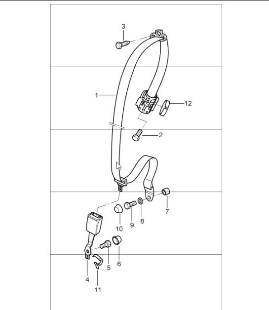 Diagram 812-06 Porsche 955  Cayenne Turbo S 4.5L 2006>> Body