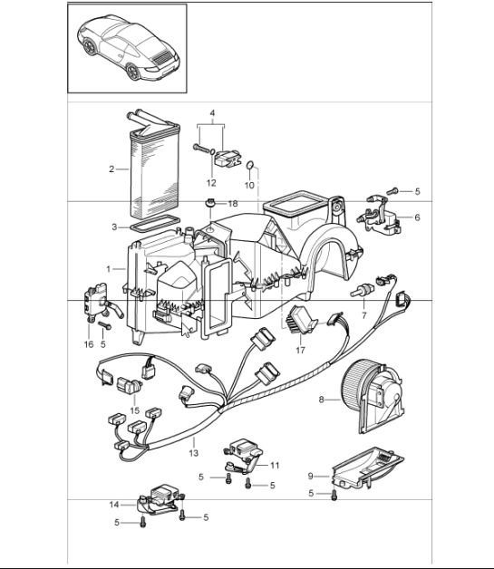 air conditioner single parts 997.1 2005-08