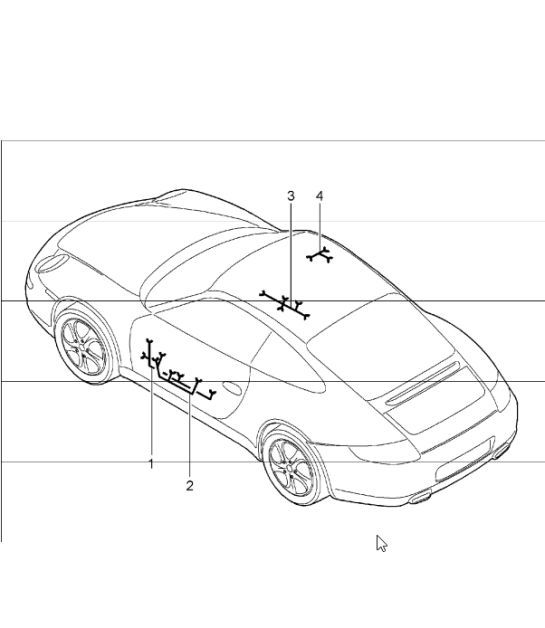 Diagram 902-15 Porsche Panamera 970 MK2 (2014-2016) Electrical equipment