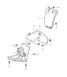 Garnitures / Passage de roue 997.2 Carrera 2009-12