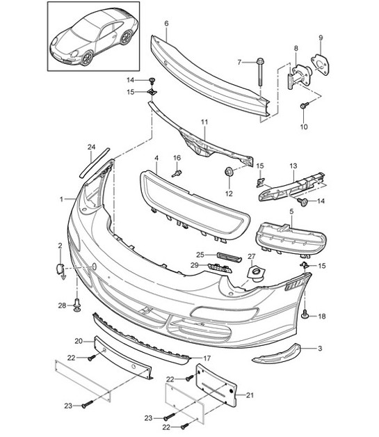 Diagram 802-000 Porsche 918 Spyder 2014-2015 