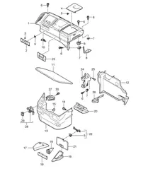 Luggage compartment 997.2 Carrera 4 2009>>