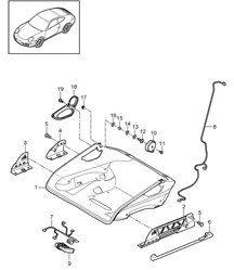 Kuipstoel / Inklapbaar / Zitframe / Accessoires 997.2 Carrera 2009-12