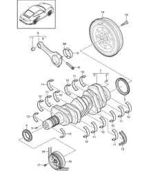 Crankshaft - A170 - 997.2 TURBO 3.8L 2010-13