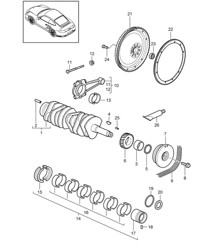 Crankshaft - 9770 - 997.2 GT2 RS 3.6L 2010-11