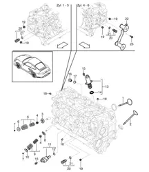 Cylinder head / Accessories  / Valves - A170 - 997.2 Turbo 2010-13
