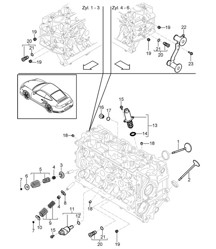 Cylinder head / Accessories  / Valves - A170 - 997.2 Turbo 2010-13