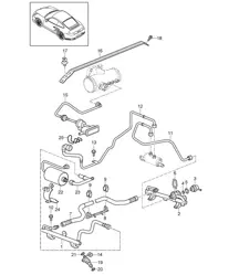 Tubo raccolta carburante - 9770 - 997.2 GT2 RS 3.6L 2010-11
