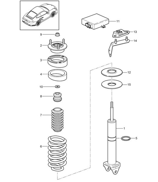 Diagram 502-000 Porsche Cayenne Turbo S E-Híbrido V8 4.0L 550 CV 