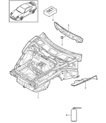 Face avant 997.2 Turbo / GT2 RS 2010-13