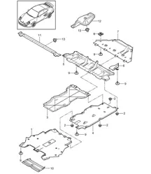 Garnitures / Bas de caisse 997.2 Turbo / GT2 RS 2010-13