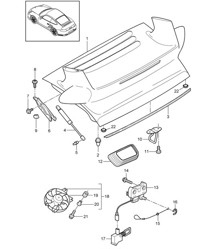 Hintere Abdeckung 997.2 GT2 2010-13