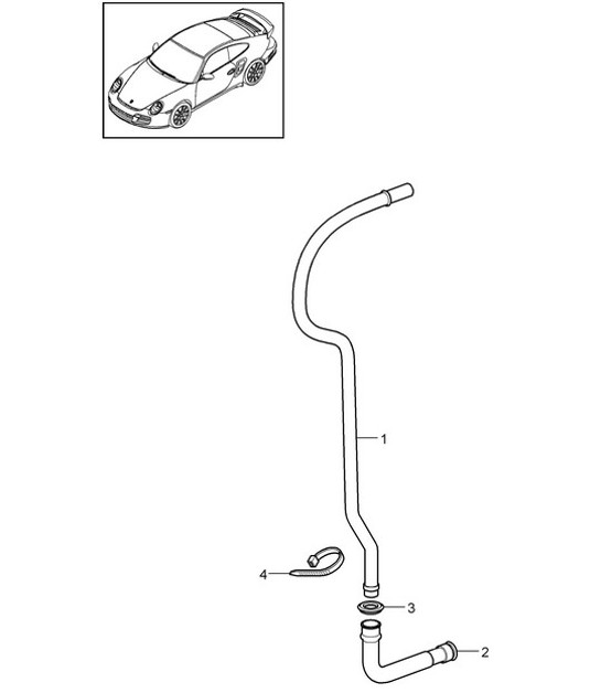 Diagram 813-010 Porsche 997 (911) MK2 2009-2012 Body