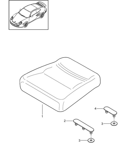 Diagram 817-050 Porsche Cayenne 9PA1 (957) 2007-2010 Body