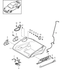 Sedile avvolgente / Pieghevole / Telaio sedile / Accessori 997.2 Turbo / GT2 RS 2010-13