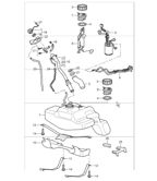 Fuel System, Exhaust System 997（911）MK1 2005-2008