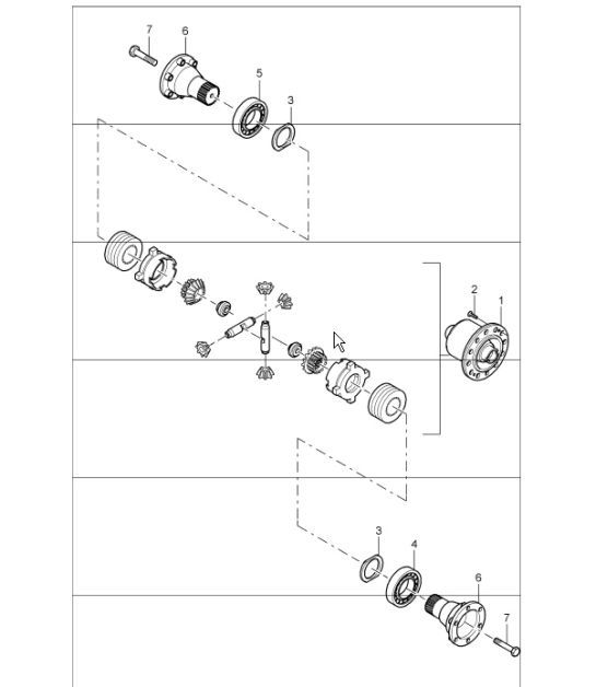Diagram 305-05 Porsche 9J1.1 Taycan GTS 2020-24 
