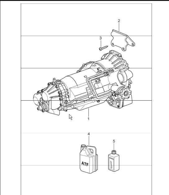 tiptronic: replacement transmission for 997.1 TURBO G97.50 2007-09