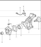 Front Axle, Steering  997 (911) MK1 2005-2008