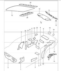 body sound proofing - 1 - for 997.1 TURBO COUPE 2007-09