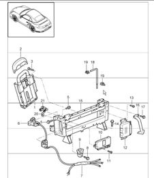 roll-over bar 997.1 TURBO 2007-09
