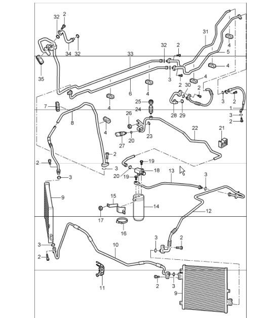 Diagram 813-25 Porsche 卡宴 9YB 2023>> 