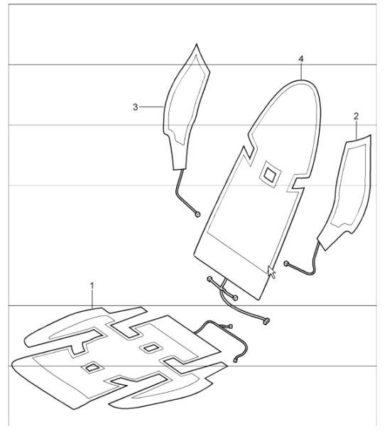 Diagram 817-28 Porsche 911 & 912 (1965-1989) Body