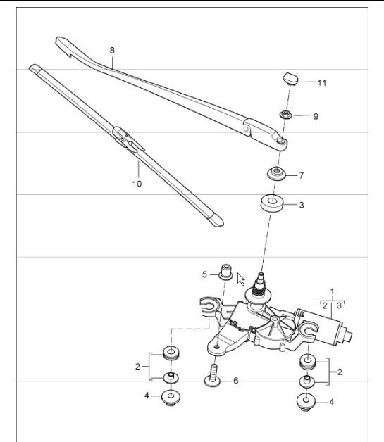 Diagram 904-05 Porsche Cayenne Coupé E-Hybrid V6 3.0L 340 ch 