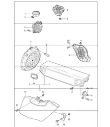 loudspeaker 997.1 TURBO 2007-09