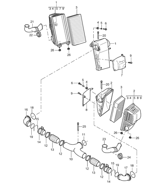 Diagram 106-00 Porsche Taycan (9J1) MK1 2020-2024 