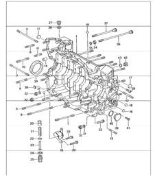 crankcase right 996 GT3-1  M96.76 2000-01 and 996 GT3-1/GT3 RS M96.79 2004-05