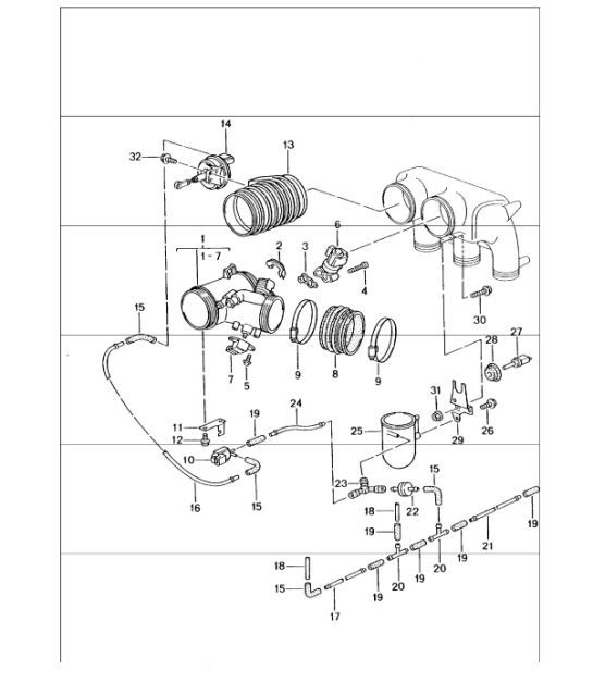 Diagram 107-00 Porsche 991 (911) MK1 2012-2016 Motor