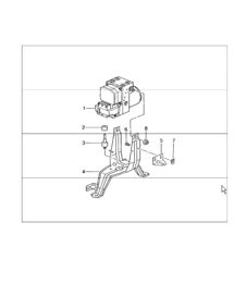 hydraulic unit anti-lock brake system 996 GT3-1 UPTO 2002