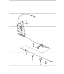 pedals accelerator control 996 GT3-1 1999-05