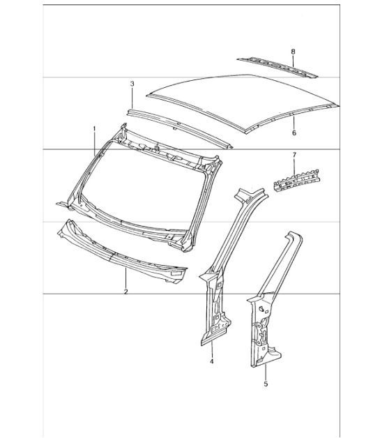 Diagram 801-45 Porsche Cayenne 9YA 2018-2023 