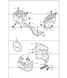 luggage compartment 996 GT3-1 1999-05