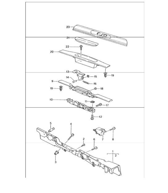 Diagram 807-03 Porsche Cayman 987C/981C (2005-2016) Body